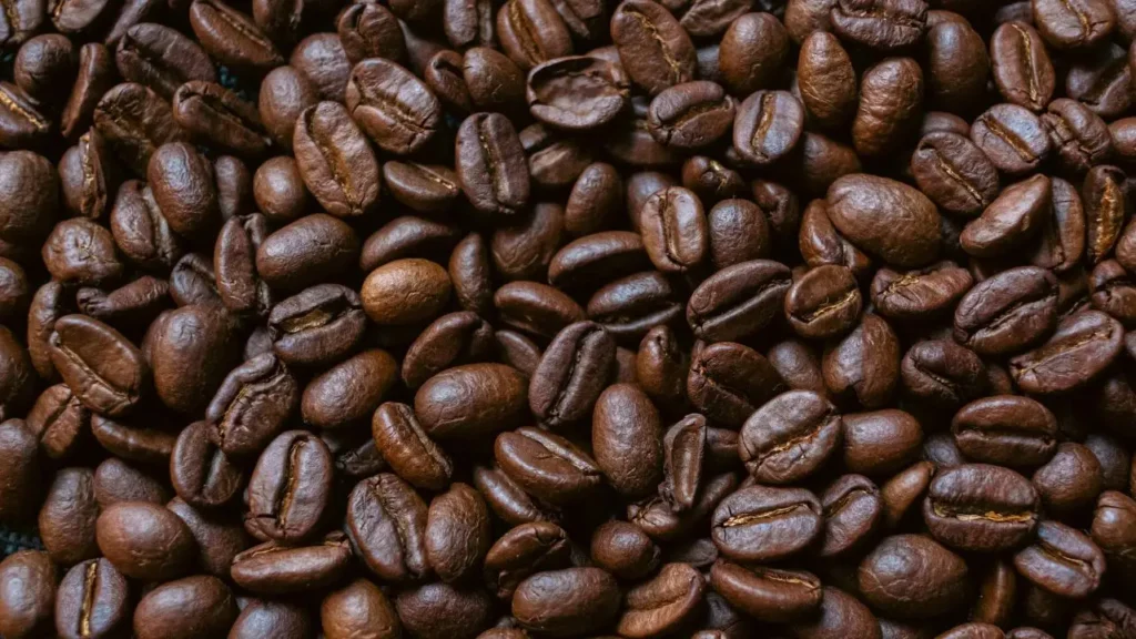 natural roasted coffee beans