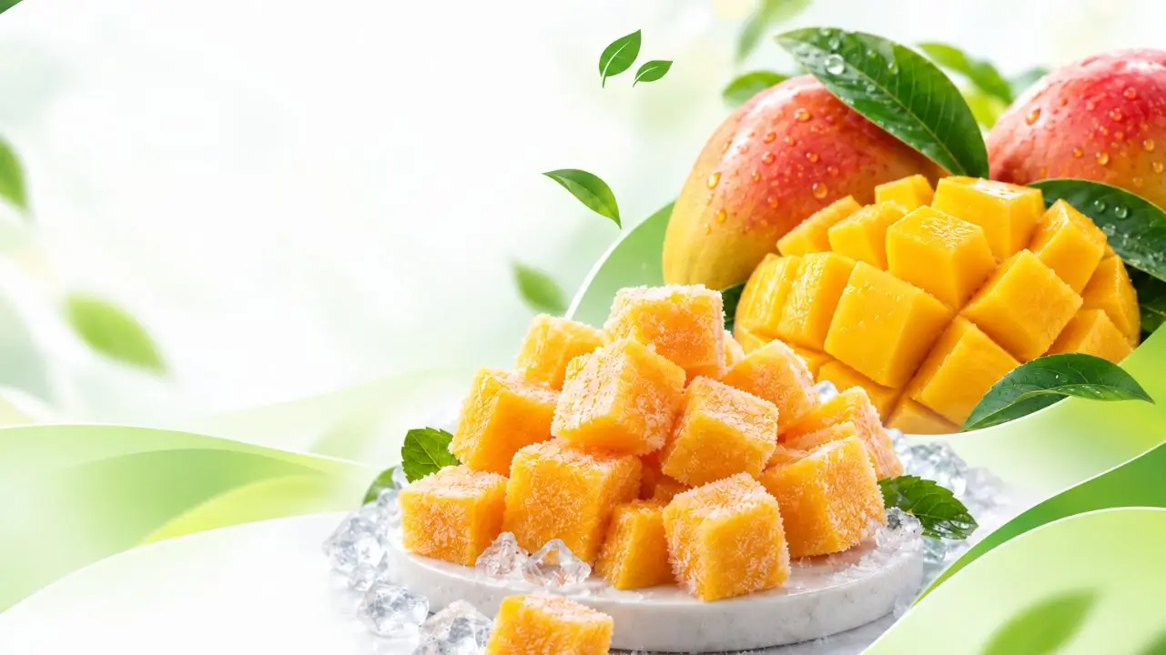 IQF frozen mango