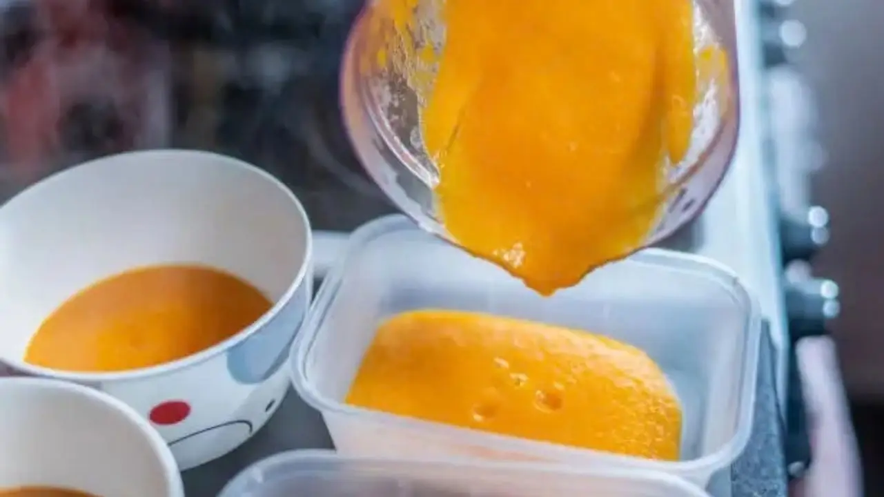 frozen mango puree
